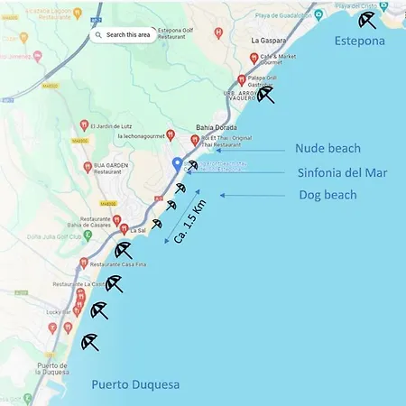 Large Beachfront Apartman